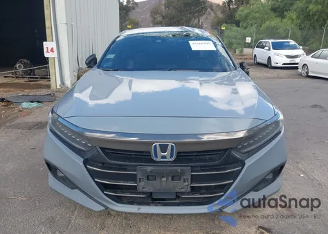 2022 Honda Accord Hybrid Sport из США, поврежденный, VIN 1HGCV3F22NA004854